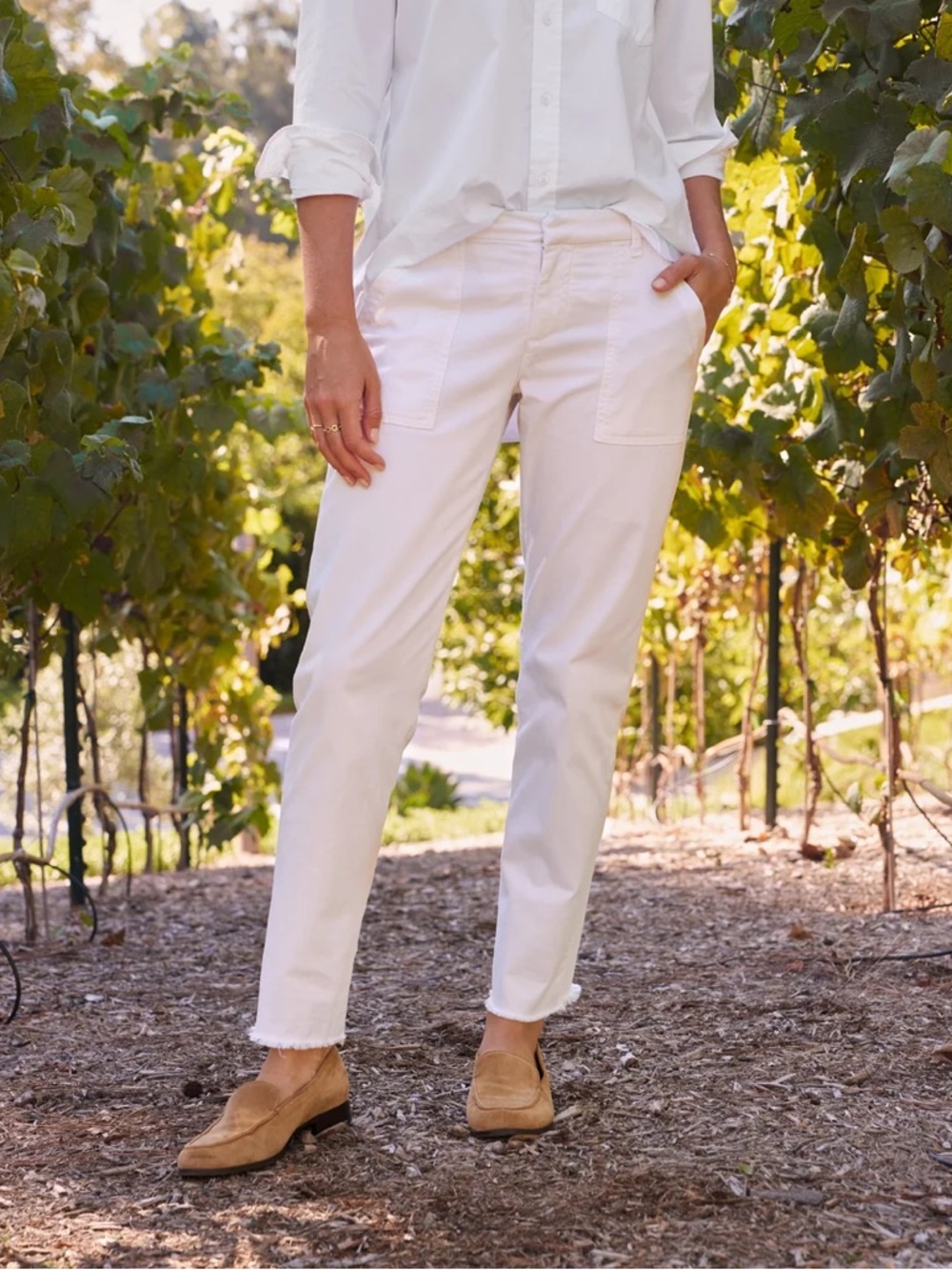 Frank & Eileen Blackrock Utility Pants Size 10